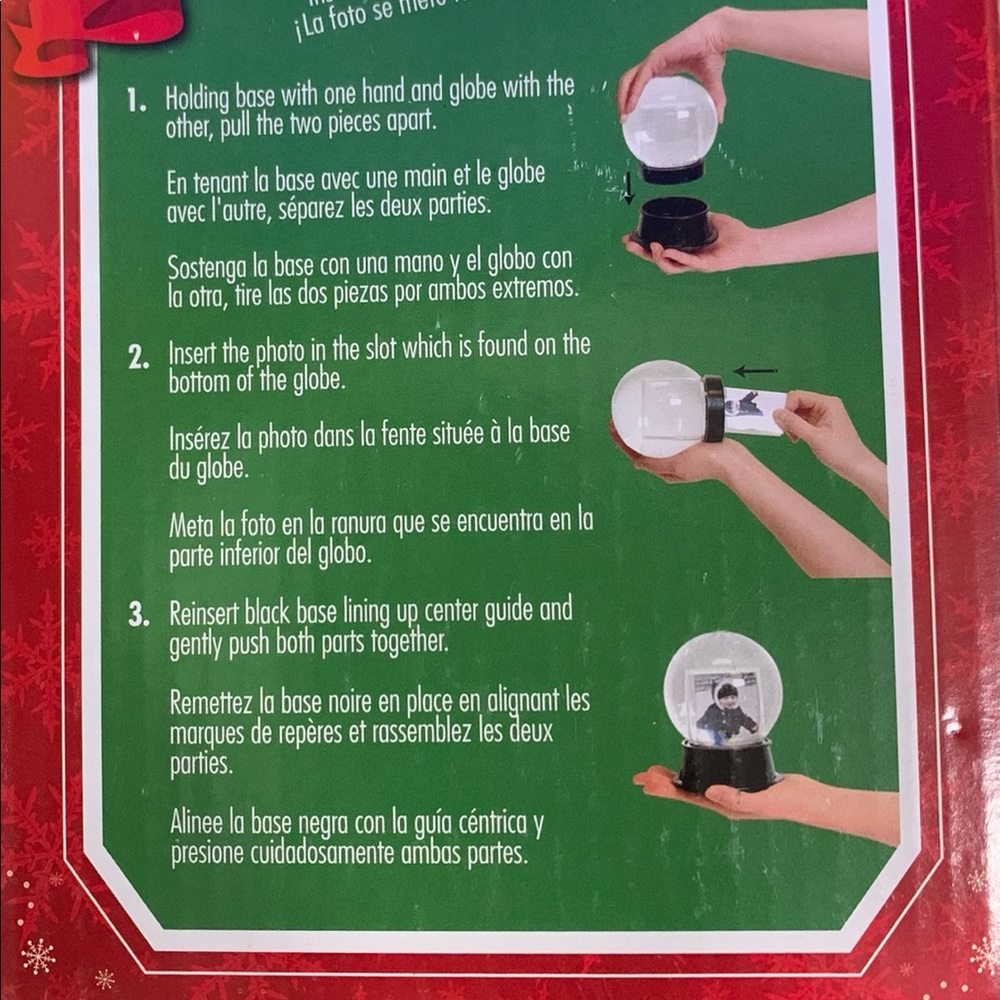Photo Frame Water Globe - Picture 2 of 2